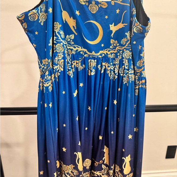 BlackMilk Sailor Moon Guardians Stars Sheer Midaxi Dress Size Large - Picture 2 of 4